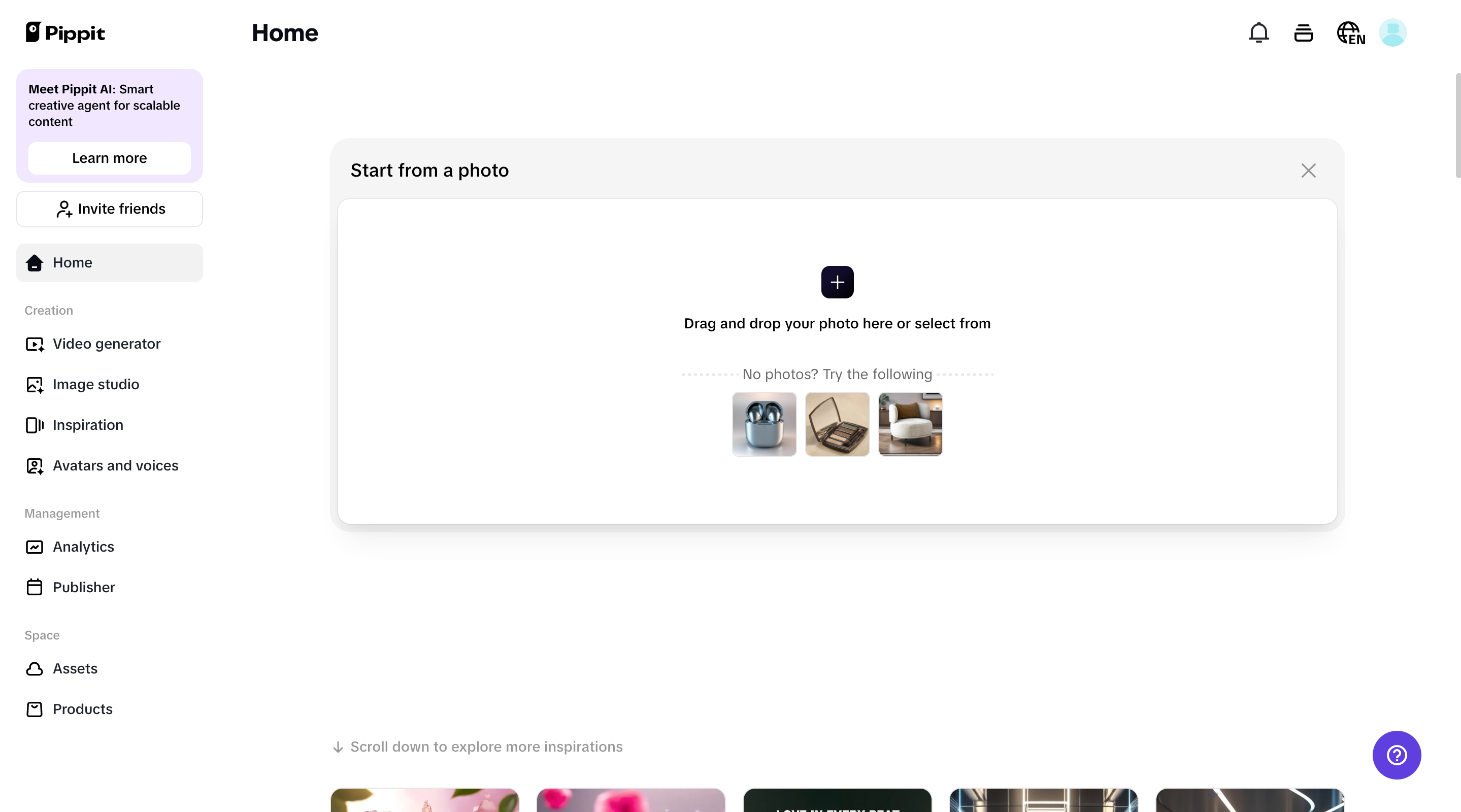 AI-powered product images