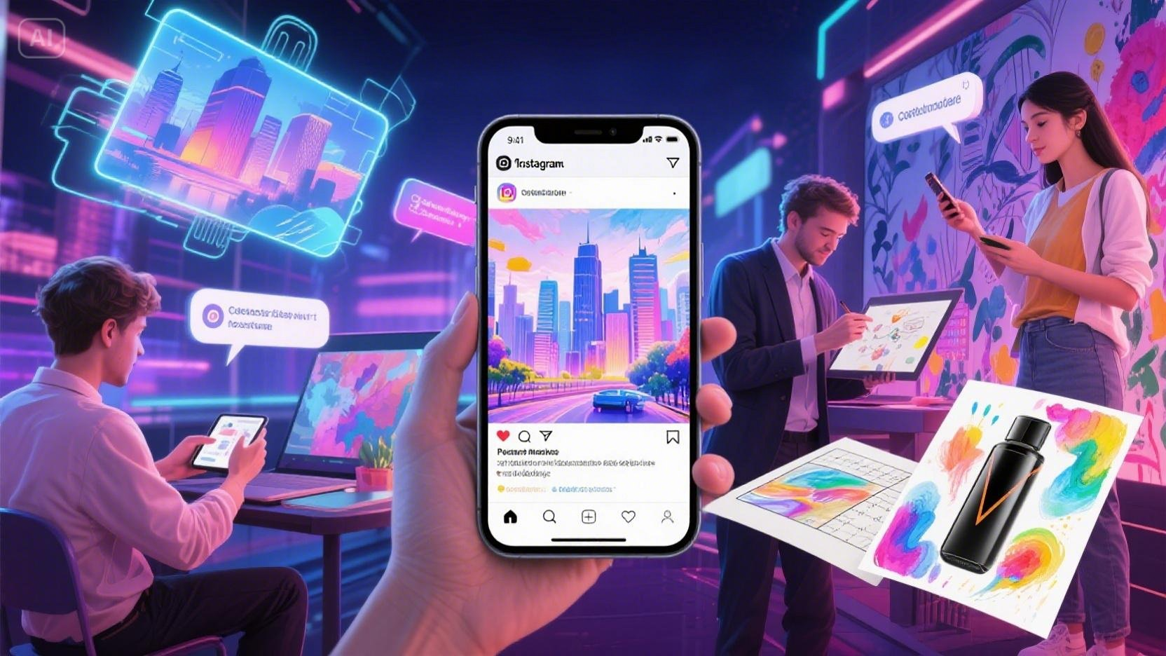 App gratuita di generazione di foto AI