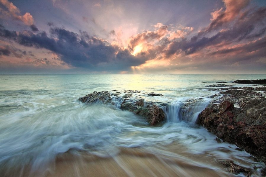 Slow shutter speed landscape photography