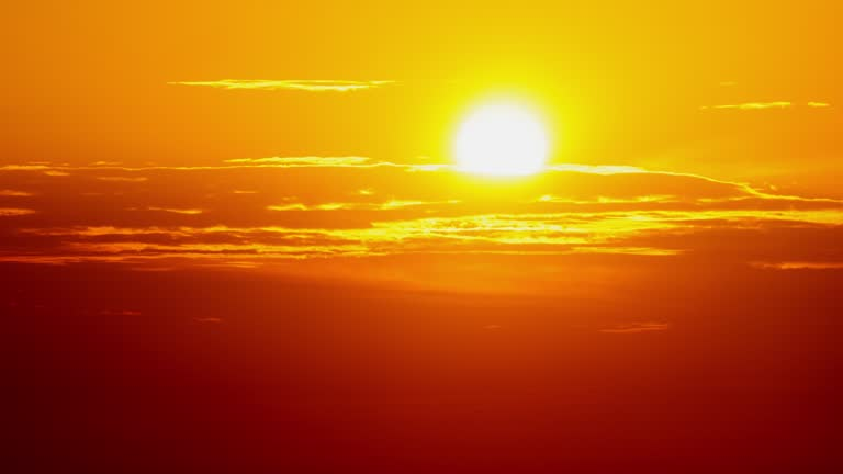 Sunset timelapse image
