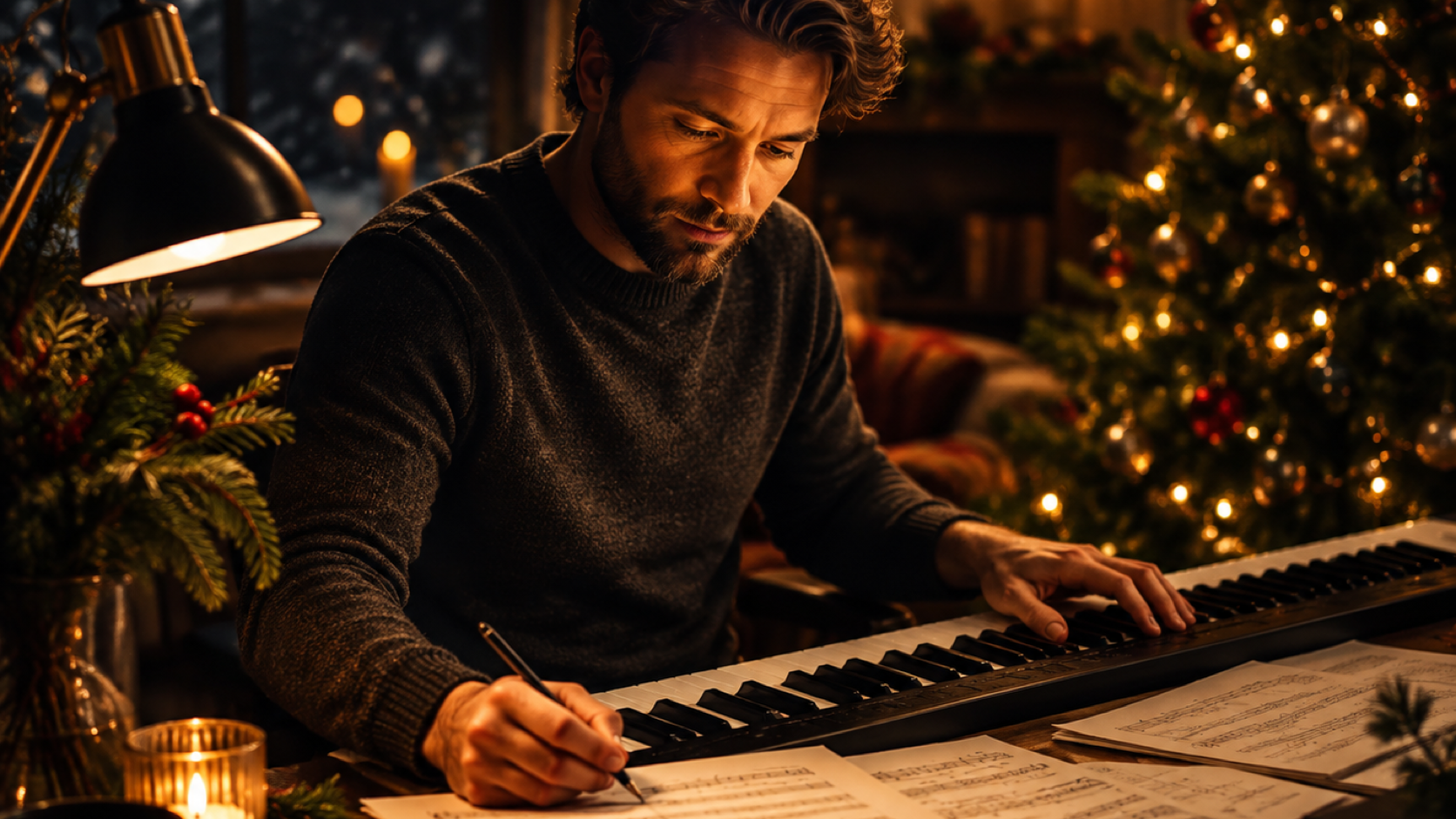 composing Christmas music prompt example 3
