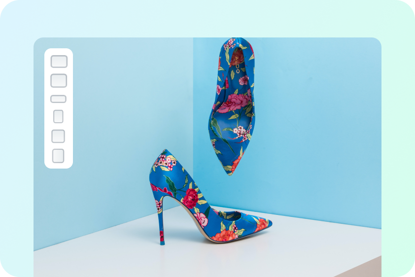 Editor de video online para vitrine de produtos