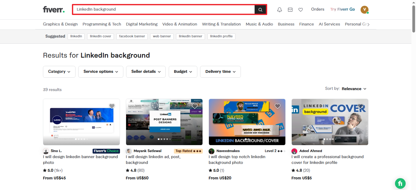 Vinculado en la foto de fondo en línea