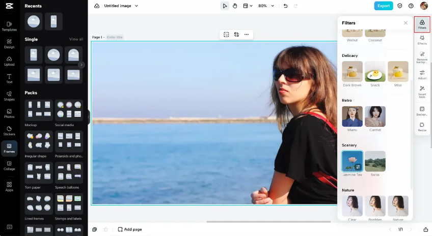 Free photo filters