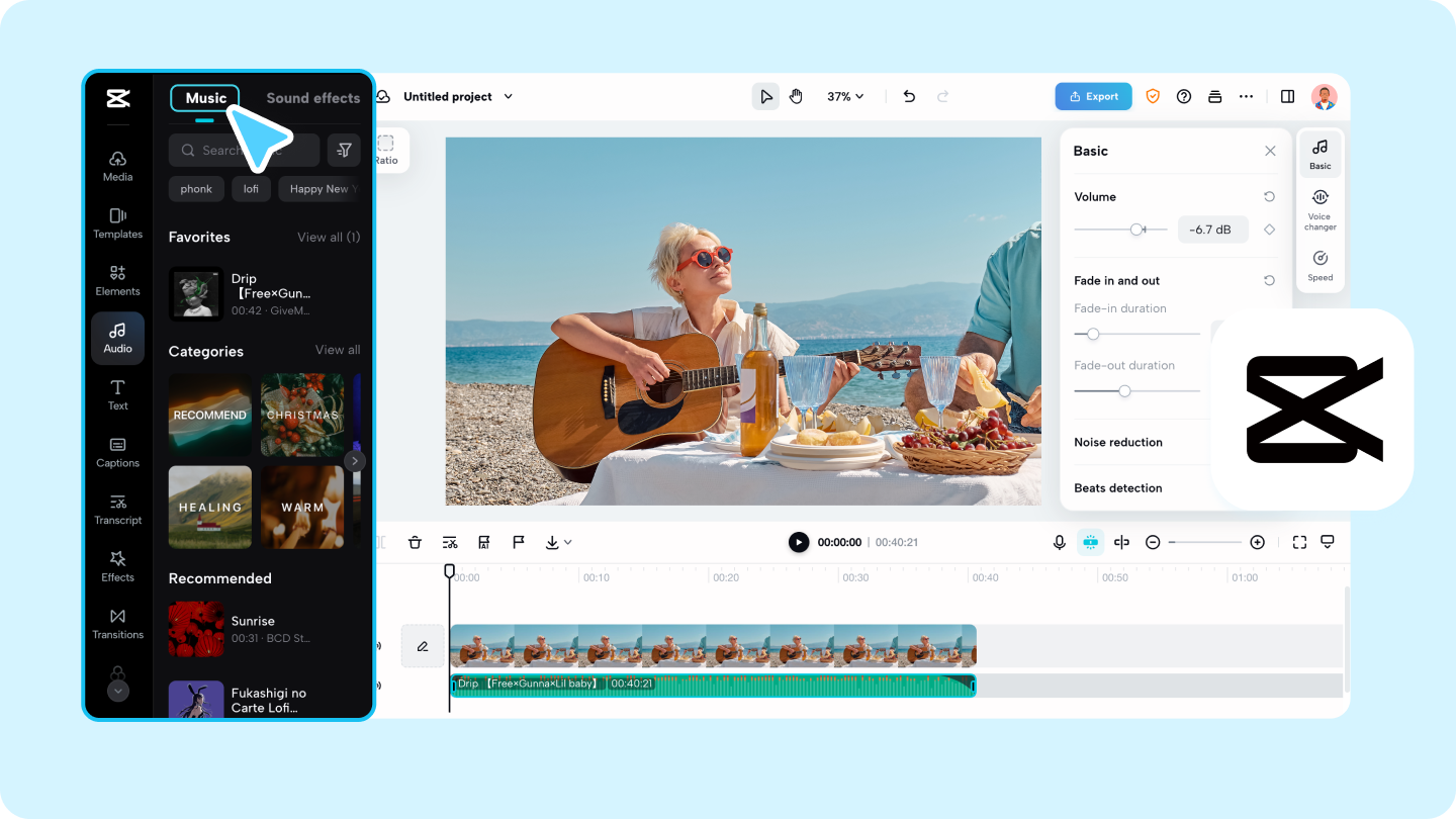 zenei videó szerkesztő app