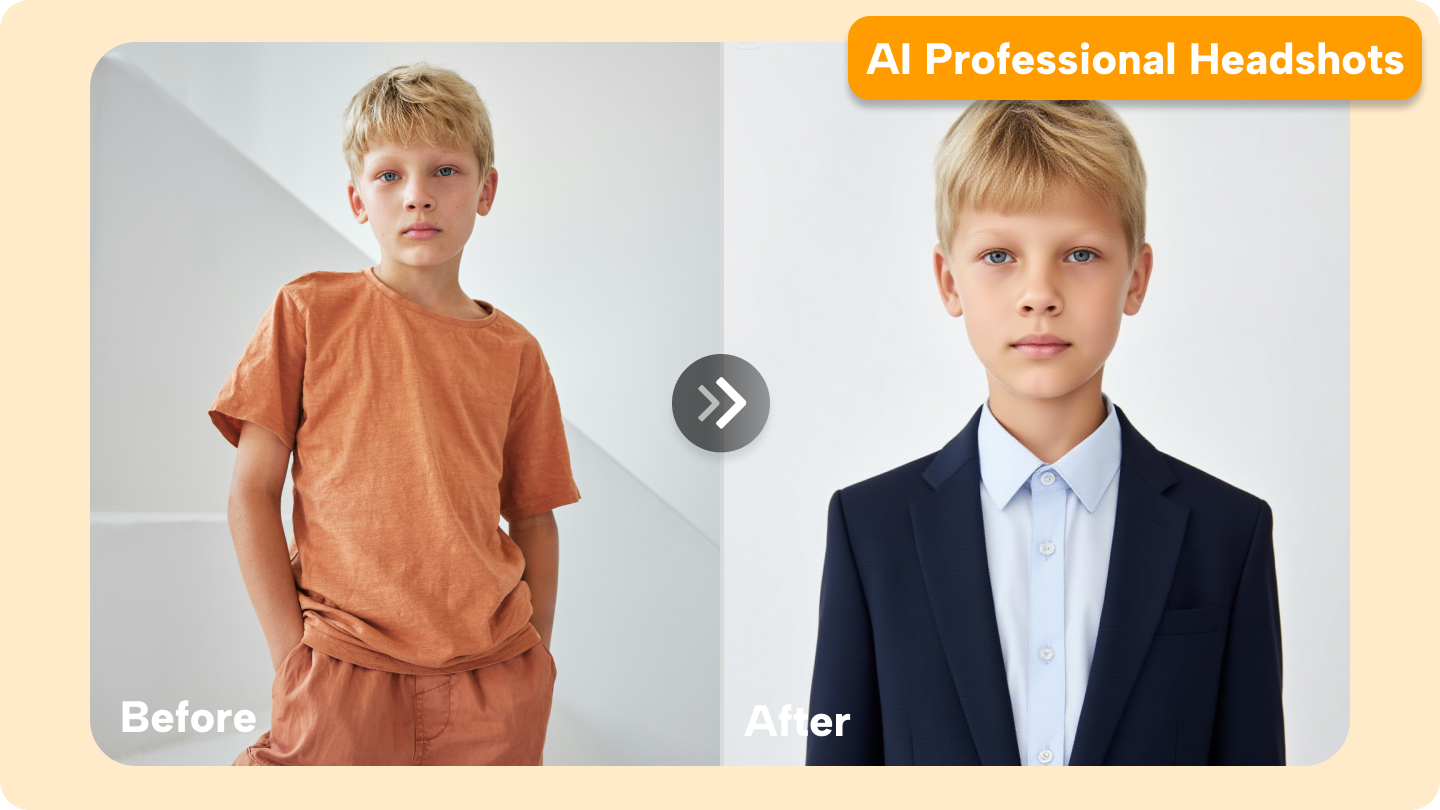 Professionelle KI-Porträts