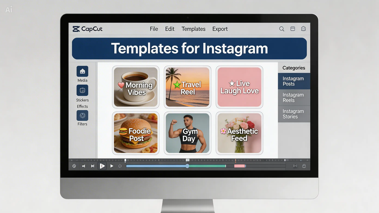 CapCut templates for Instagram reels