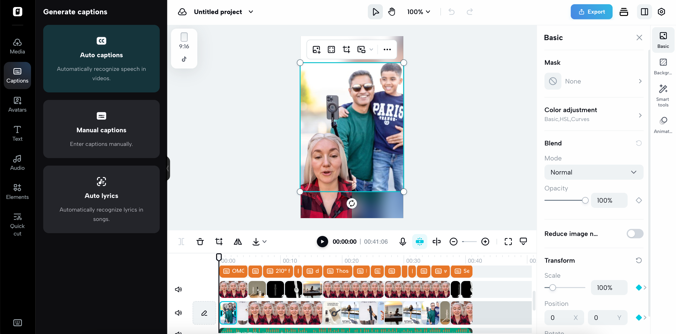 Advanced video editing tools