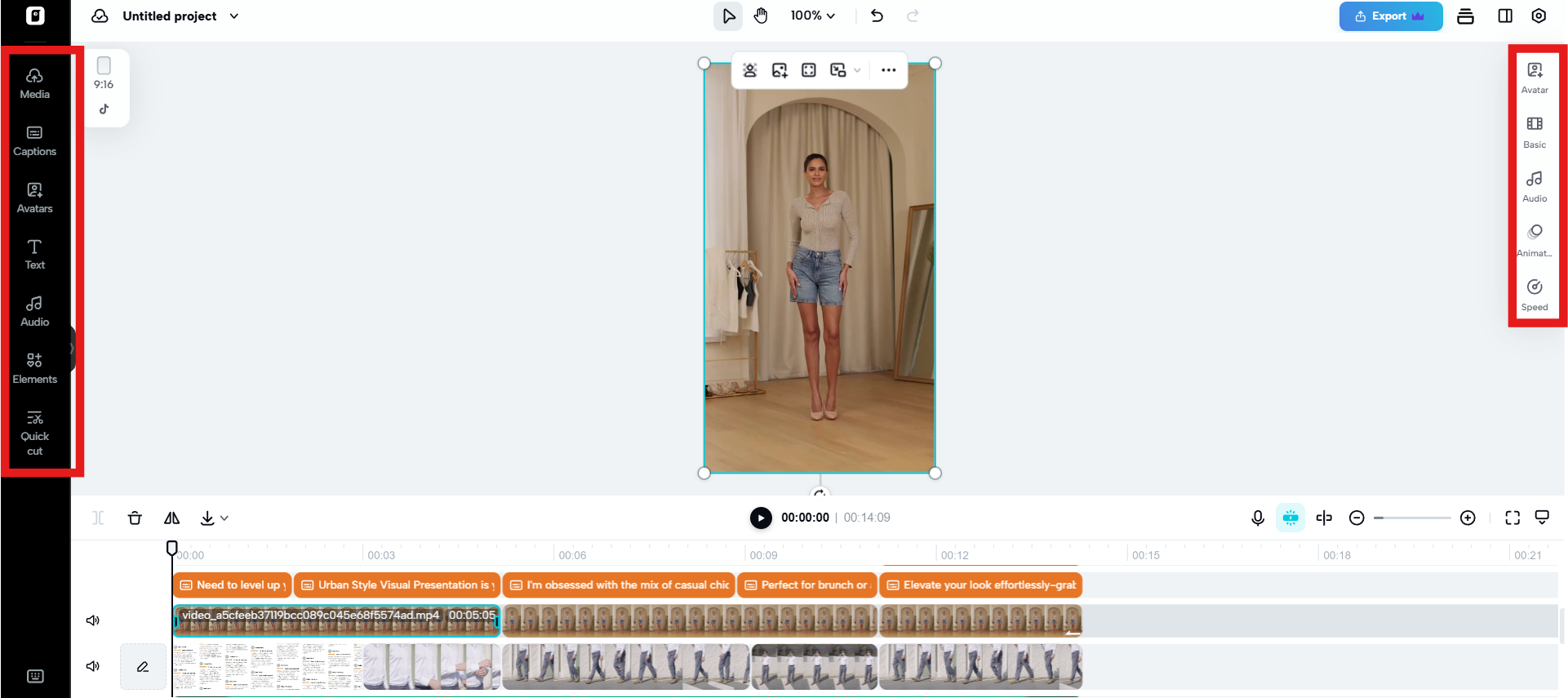 Edit lebih lanjut untuk menyempurnakan video