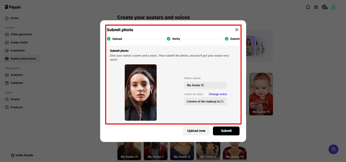 Gumagawa ng tagapagbalita ng balita sa Pippit