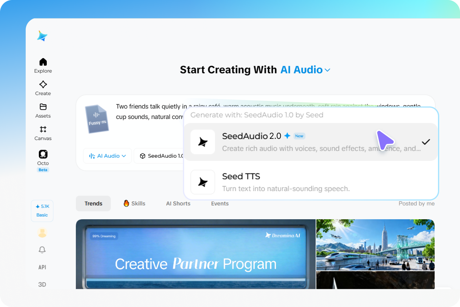 Control voice, timing, and tracks