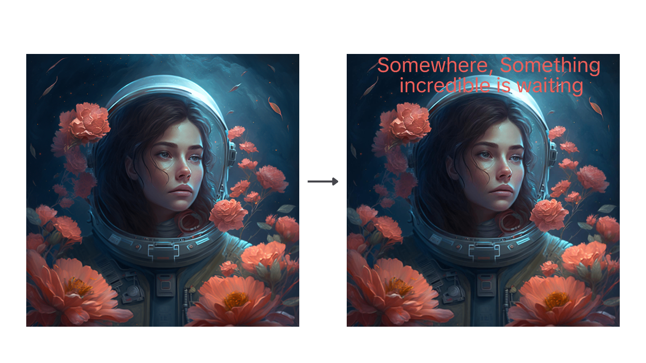 Text overlay