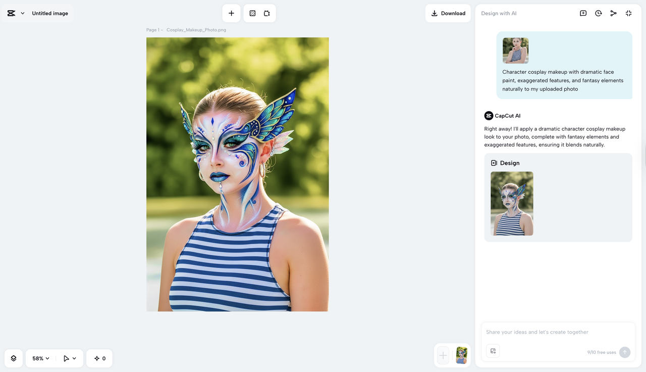 Themed character cosplay style