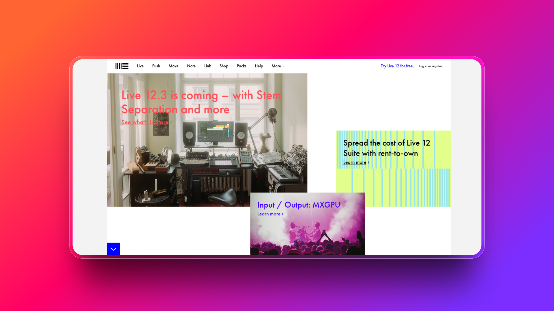 Ableton's sound design program