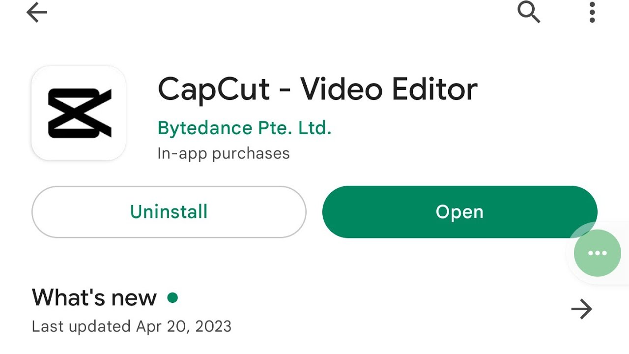 CapCut di Google Play