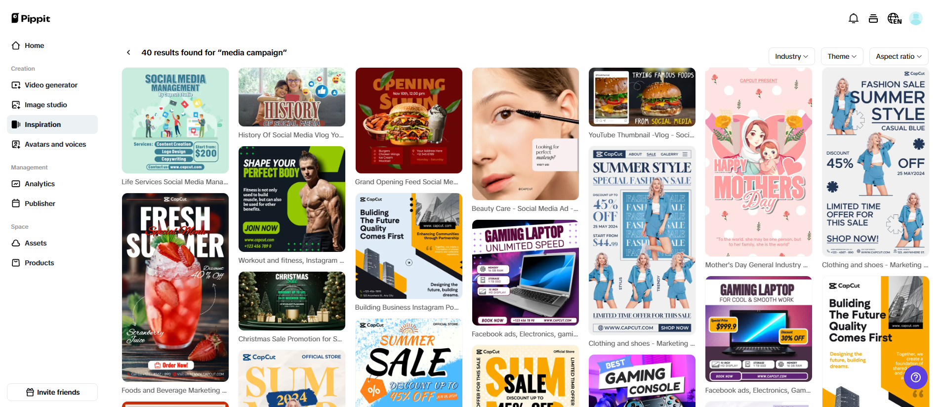 Multiple editable templates