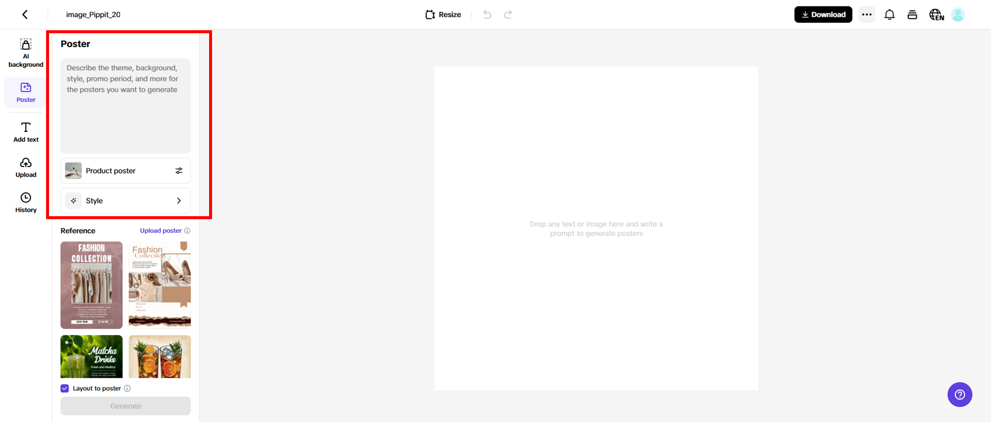 Adicionar descrição do pôster
