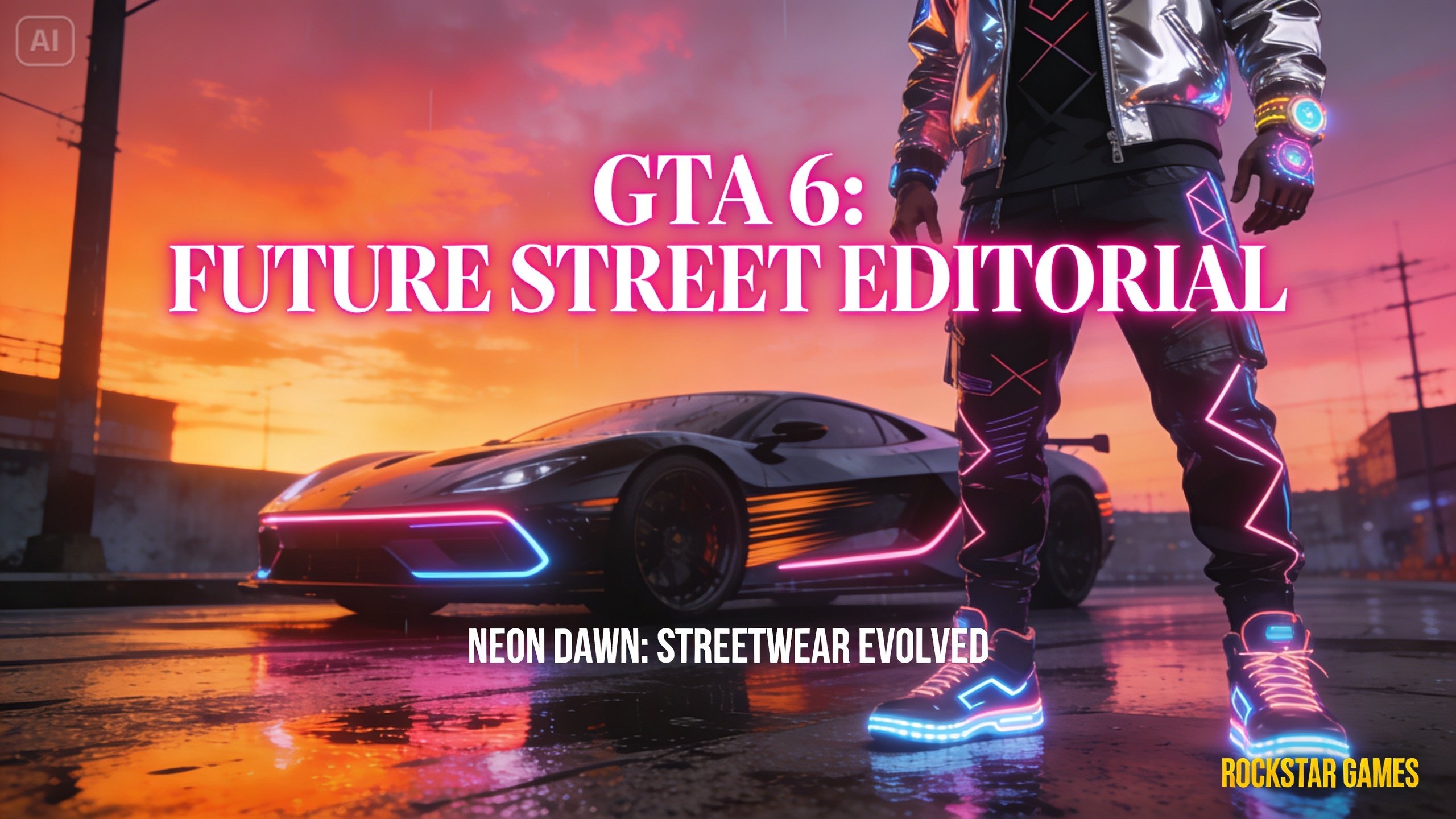 Caracteristici poster stil GTA 6