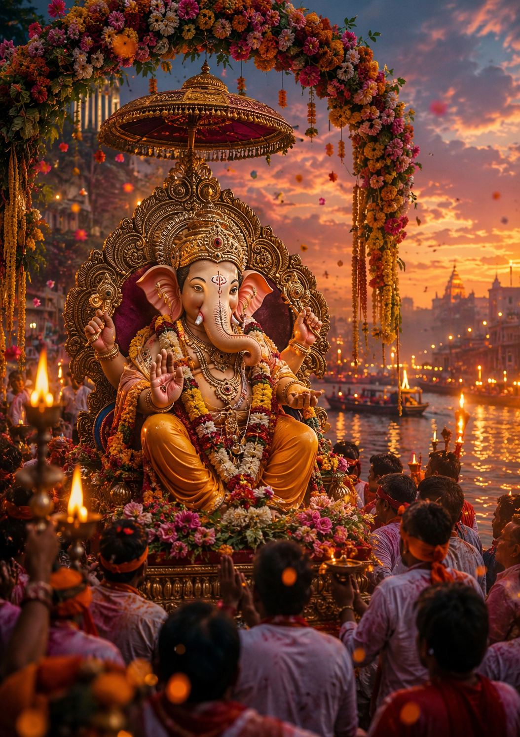 Ganesh Visarjan Posters héros