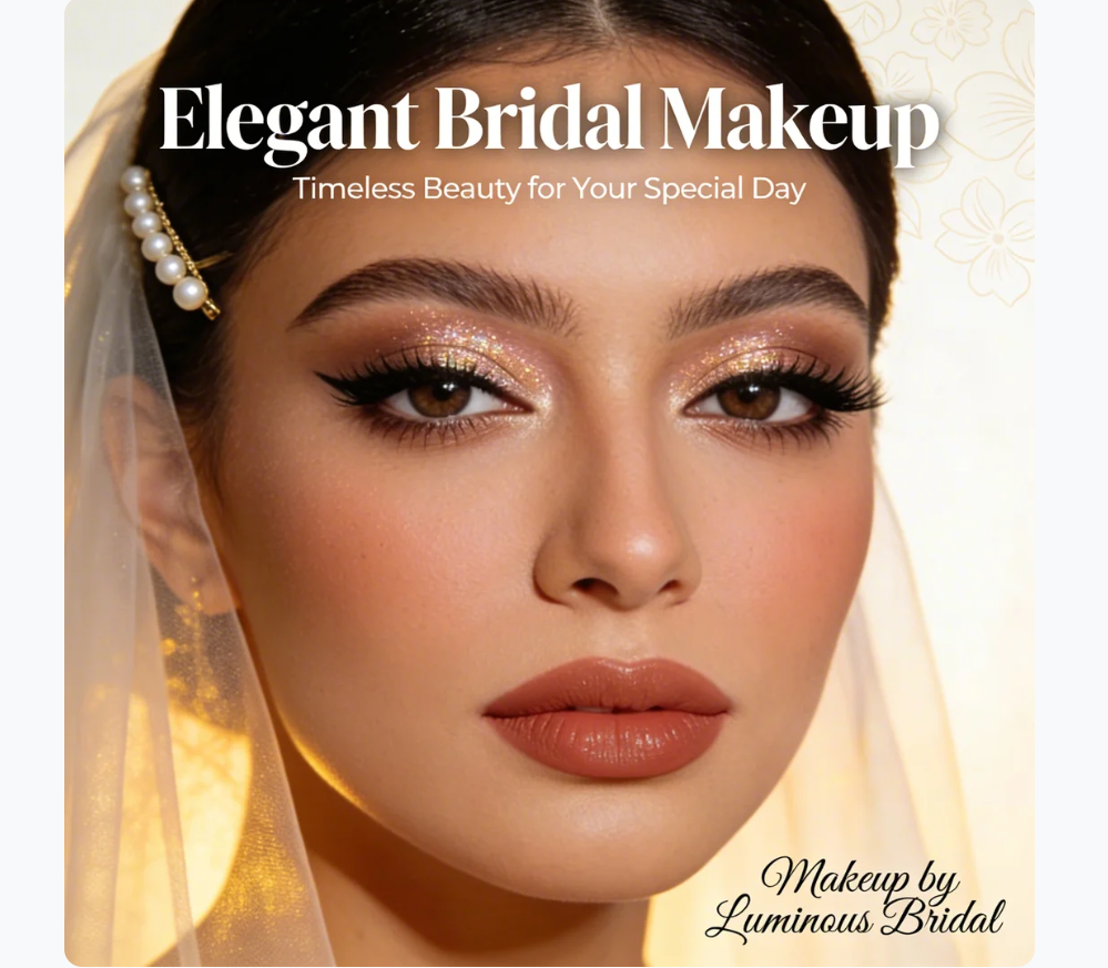 Pósteres de maquillaje para bodas