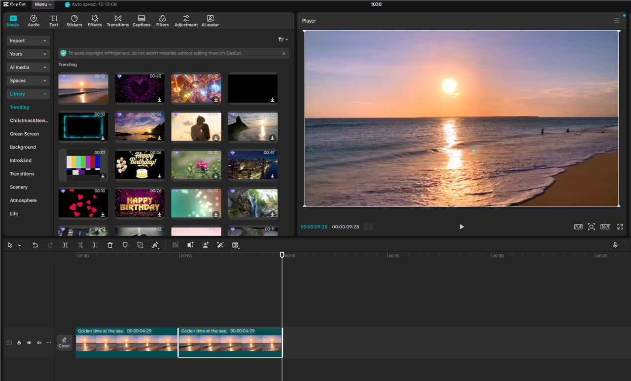 Loop a Video in CapCut