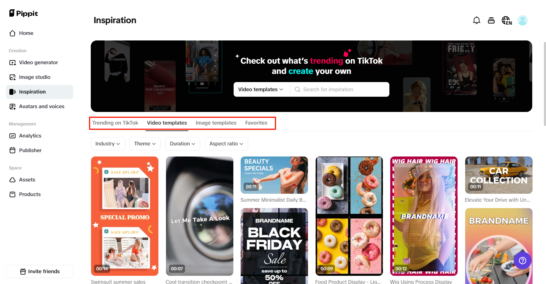 Customizable template library