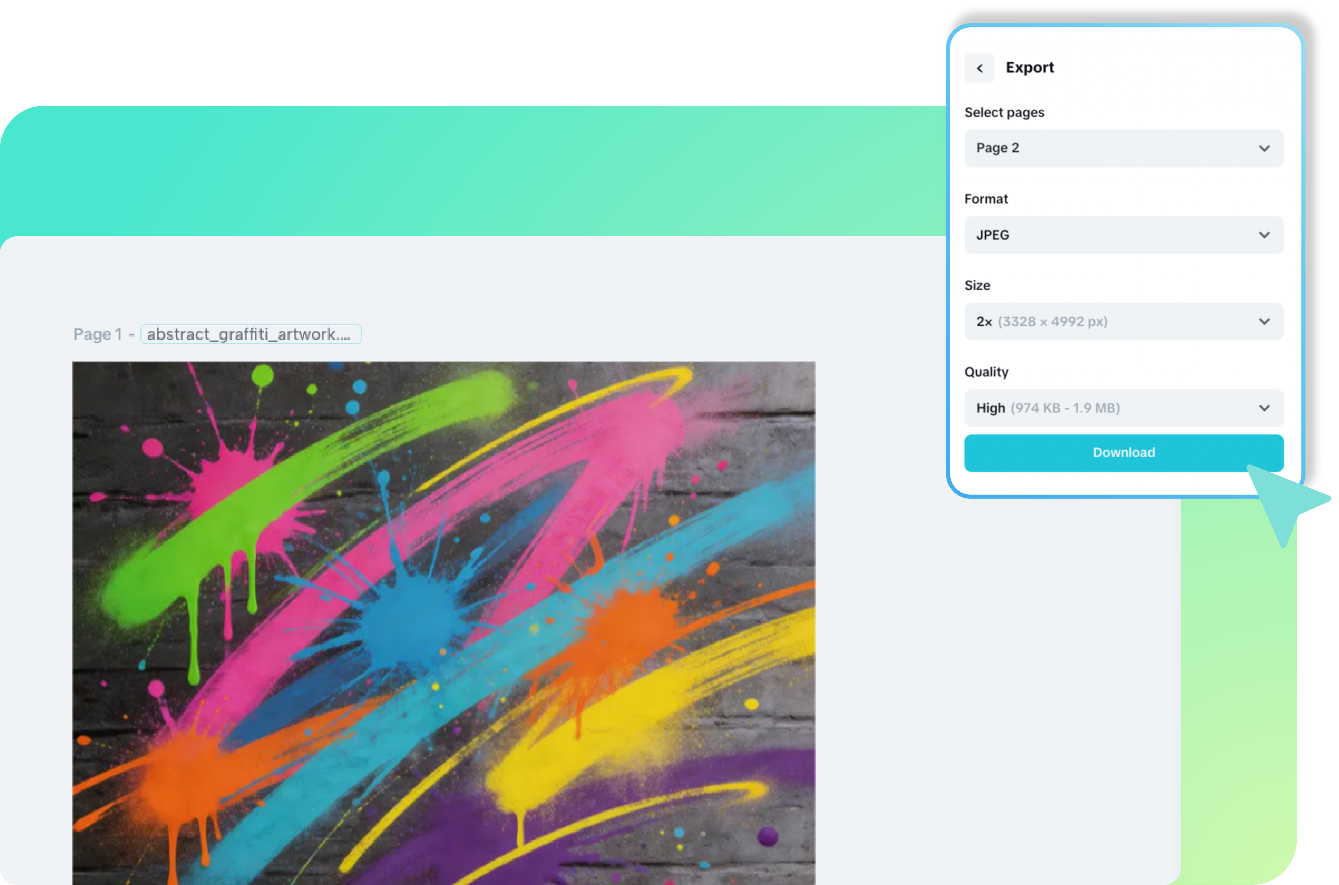 Step 3: Refine via Chat, Then Download