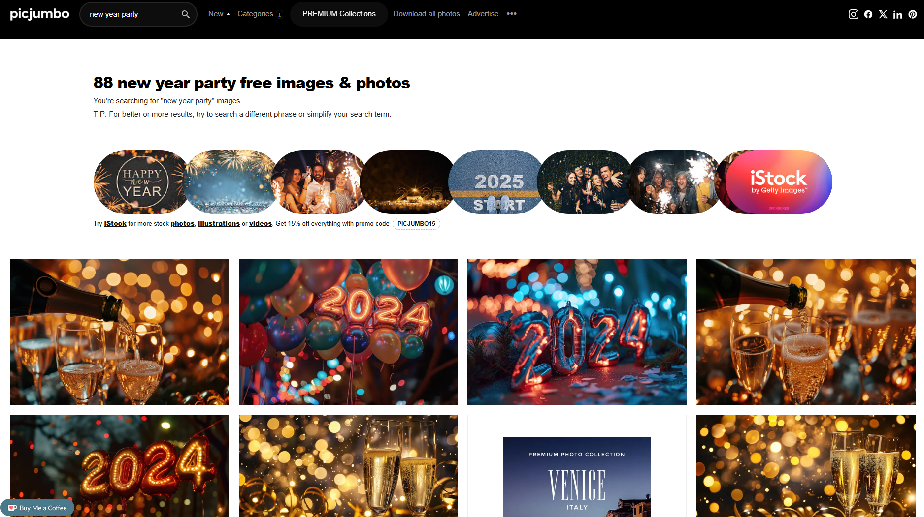 Picjumbo stock free images for new year