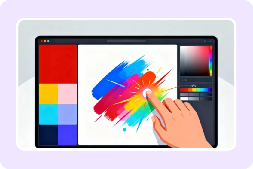 สำรวจสีที่เป็นตัวหนาหรือเฉพาะแบรนด์