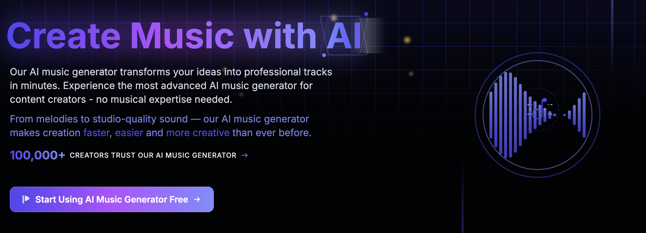 EasyMusic's AI Music Generator