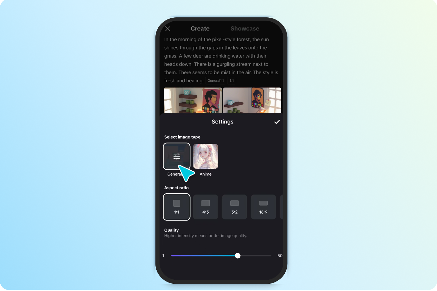 설정을 사용자 지정하세요.
