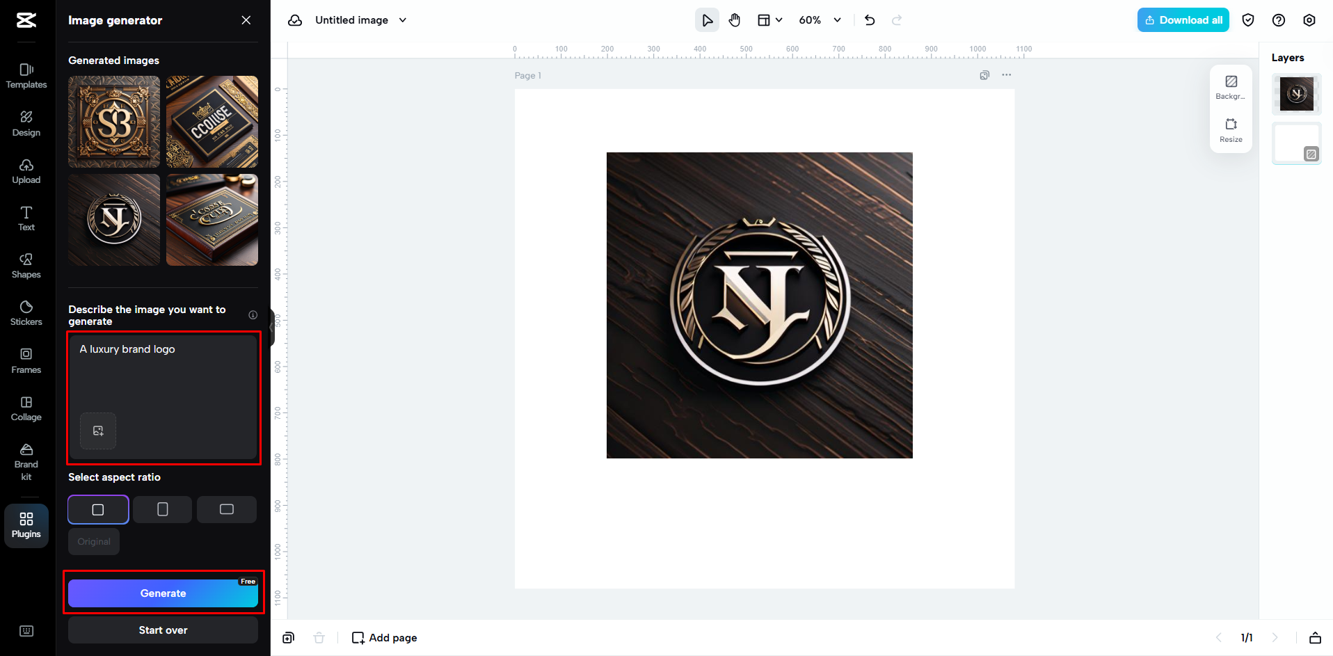 Erstellen Sie beeindruckende Logos mit dem besten Luxus-Logo-Generator für  E-Commerce, image size:1916x943