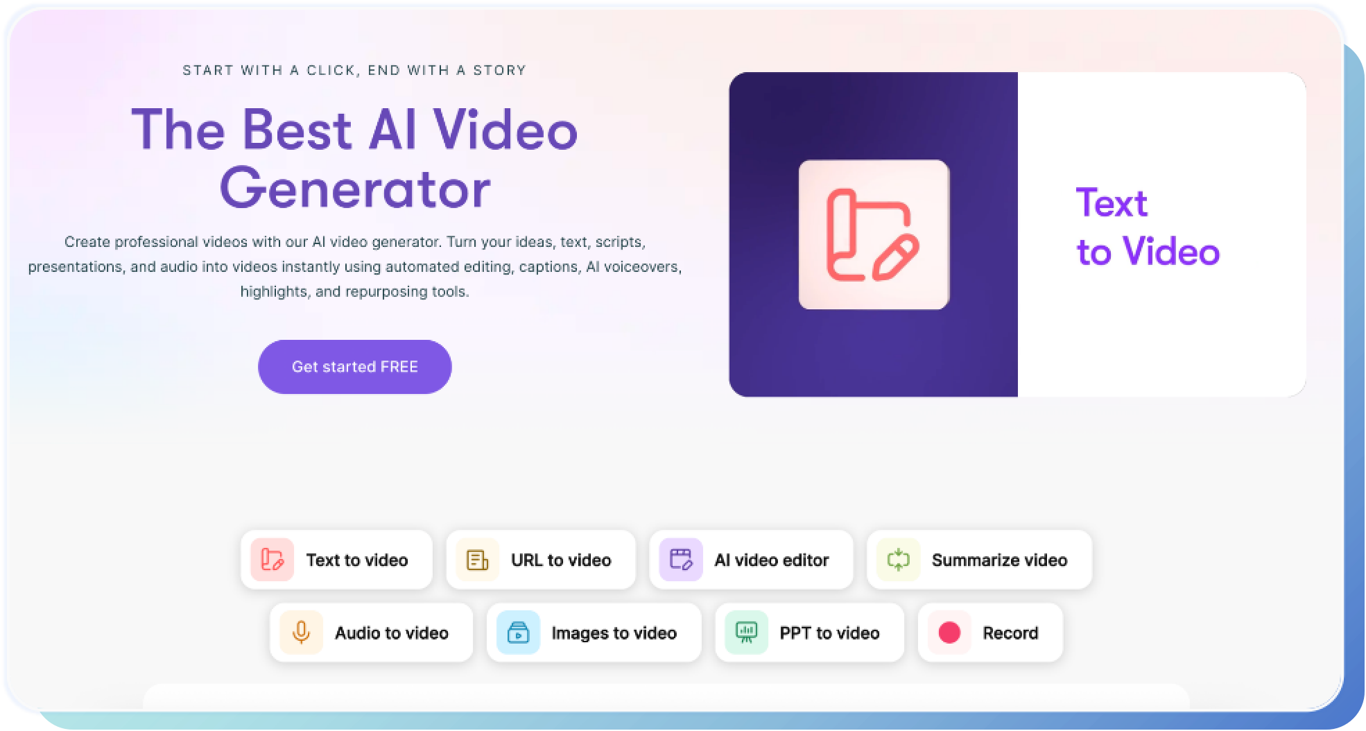 Pictory AI video generator