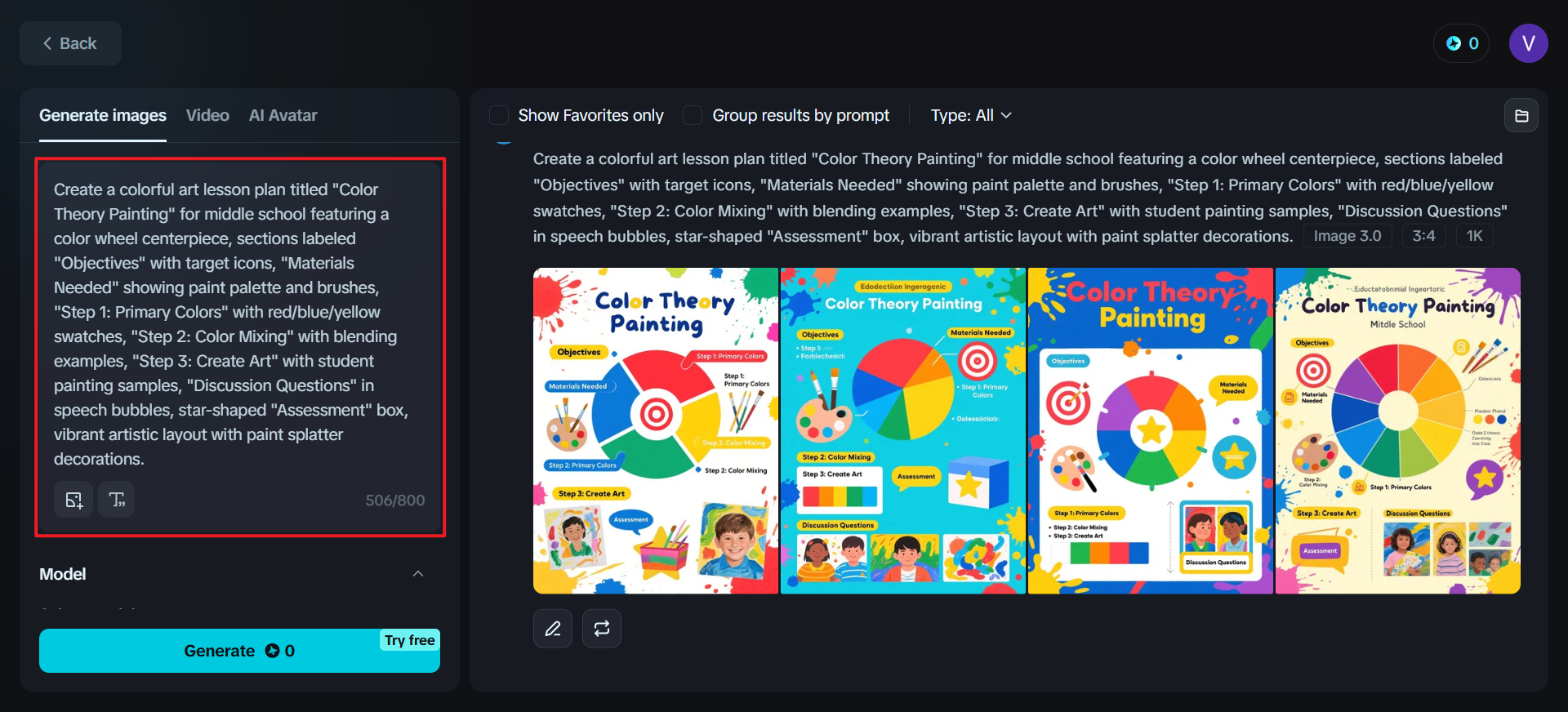 art lesson ideas