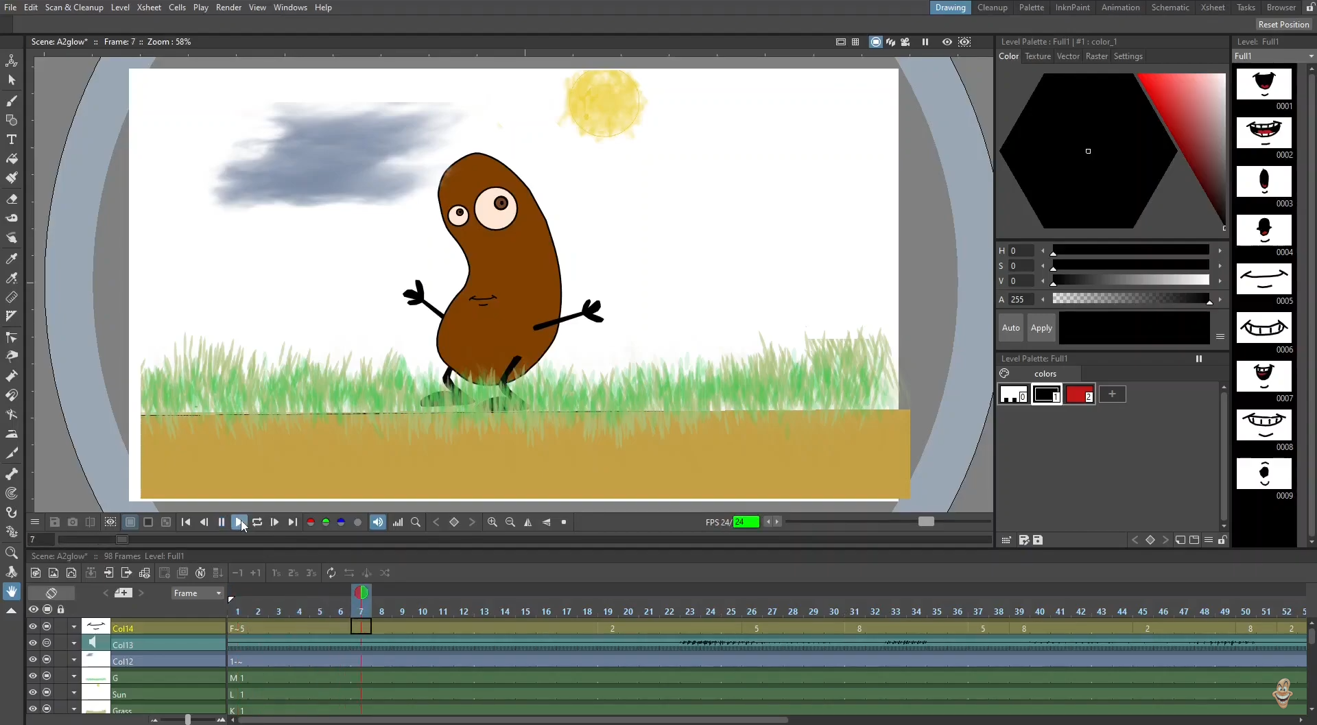 Pembuat animasi berbicara karakter