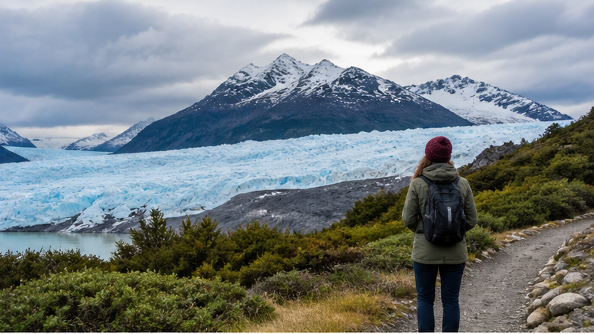 Patagonia Travel Video Prompt Beispiel 1 - Bergüberblick