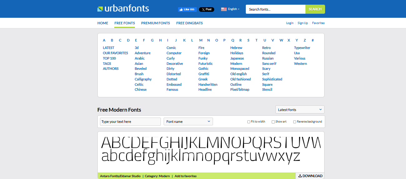 Urban Fonts
