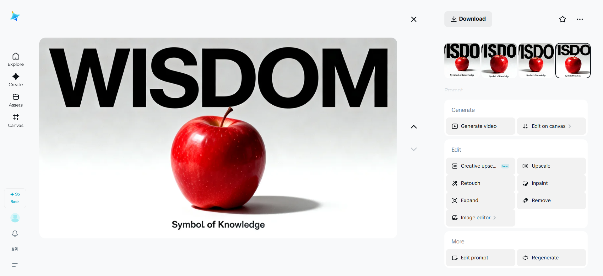 Descărcați posterul minimalist pe Dreamina