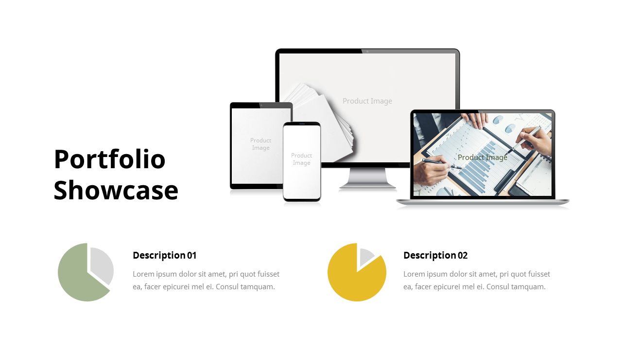 Slideshow for portfolio showcases