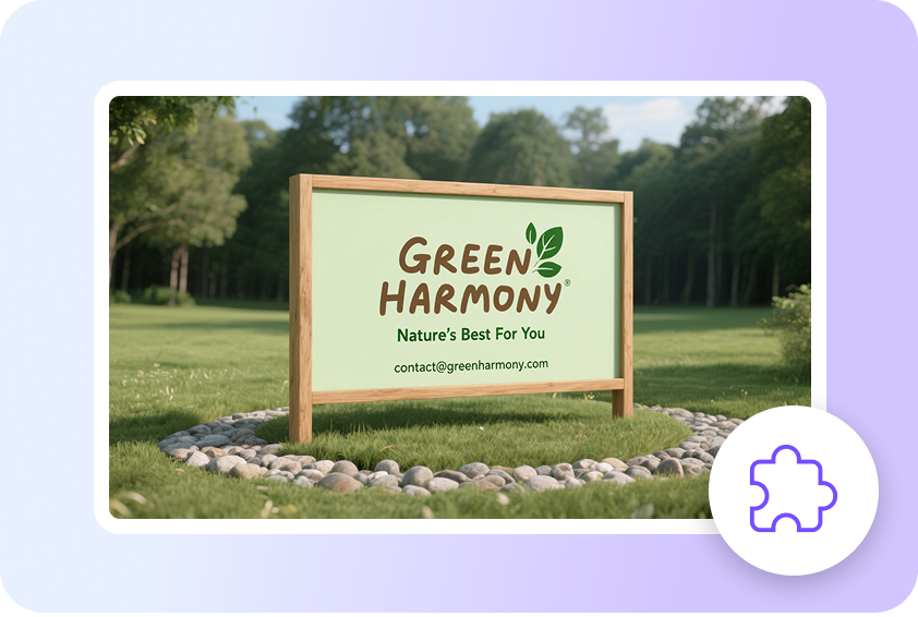 AI-resized lawn signs for multiple events and uses