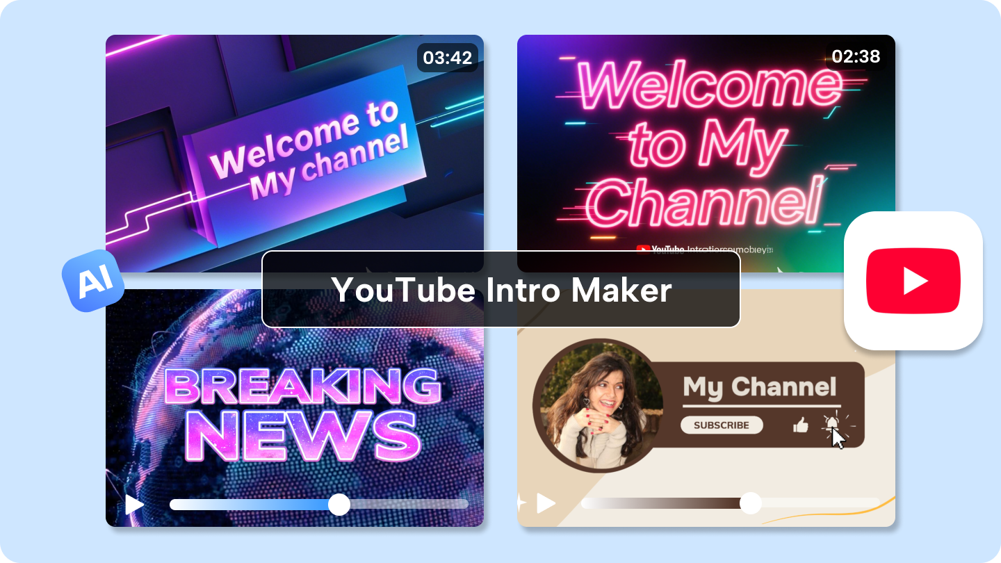 YouTube intro maker