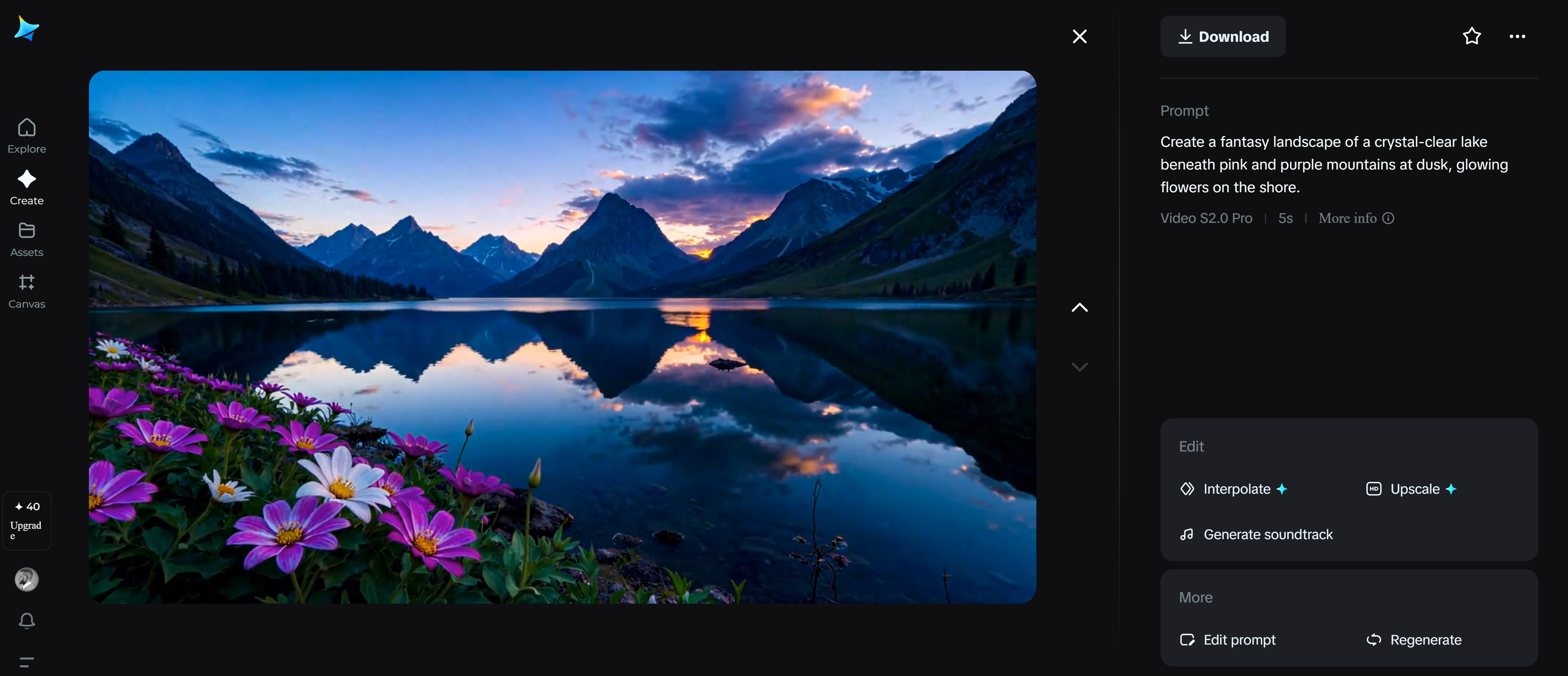 Fantasy landscape