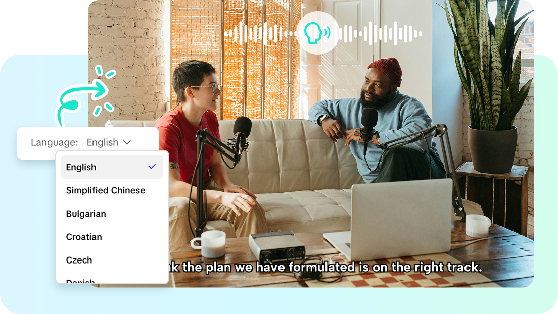 Translate with talking avatars
