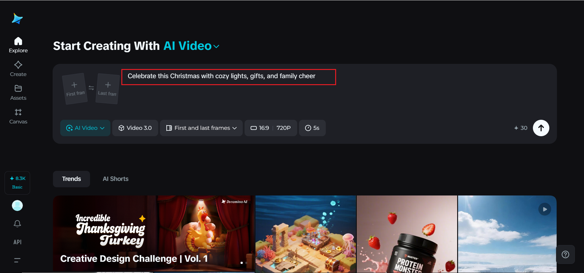 Text to video