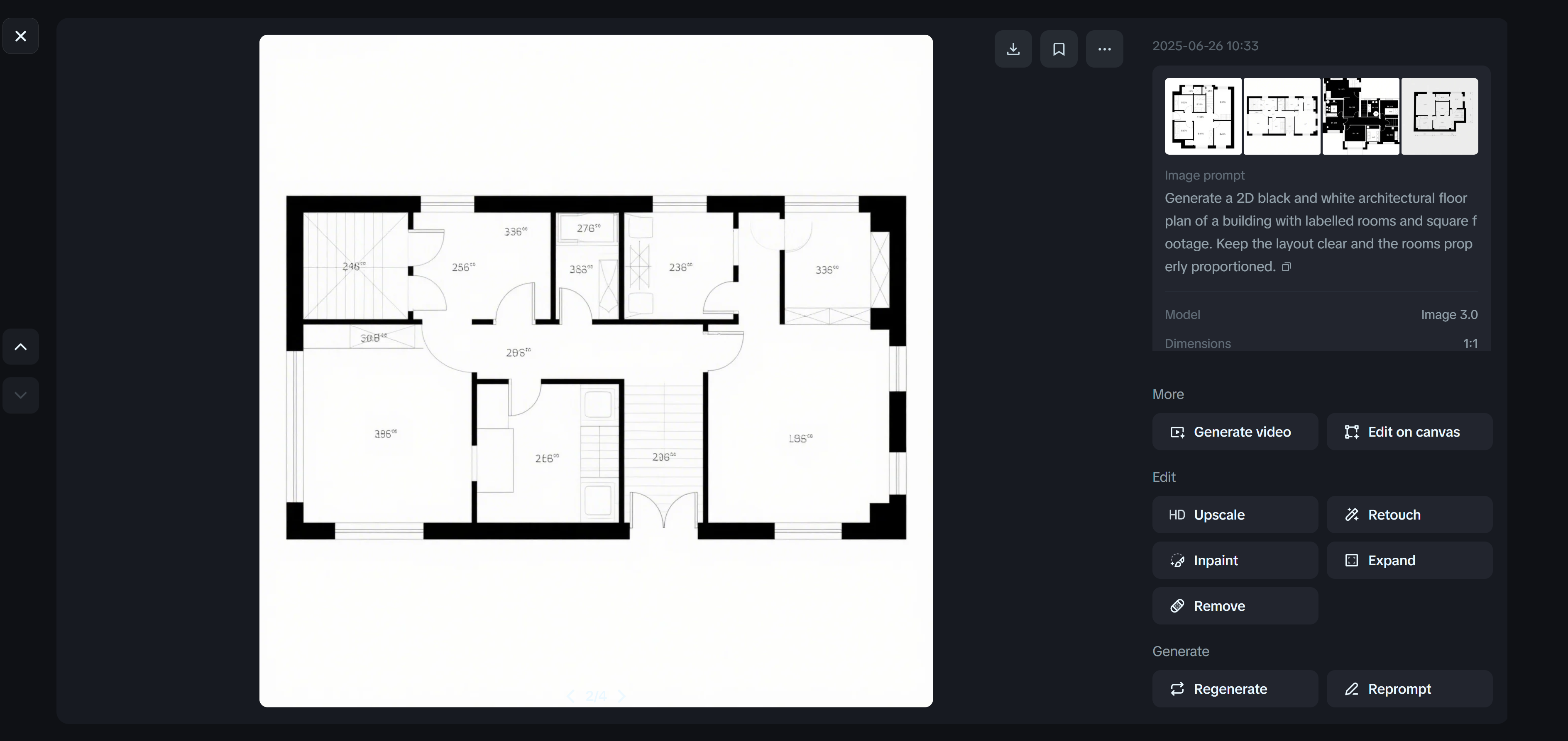 Dreamina: Ücretsiz kat planı oluşturucu
