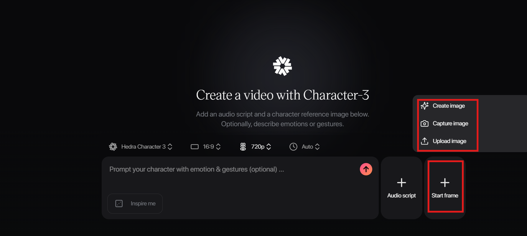 Upload an image