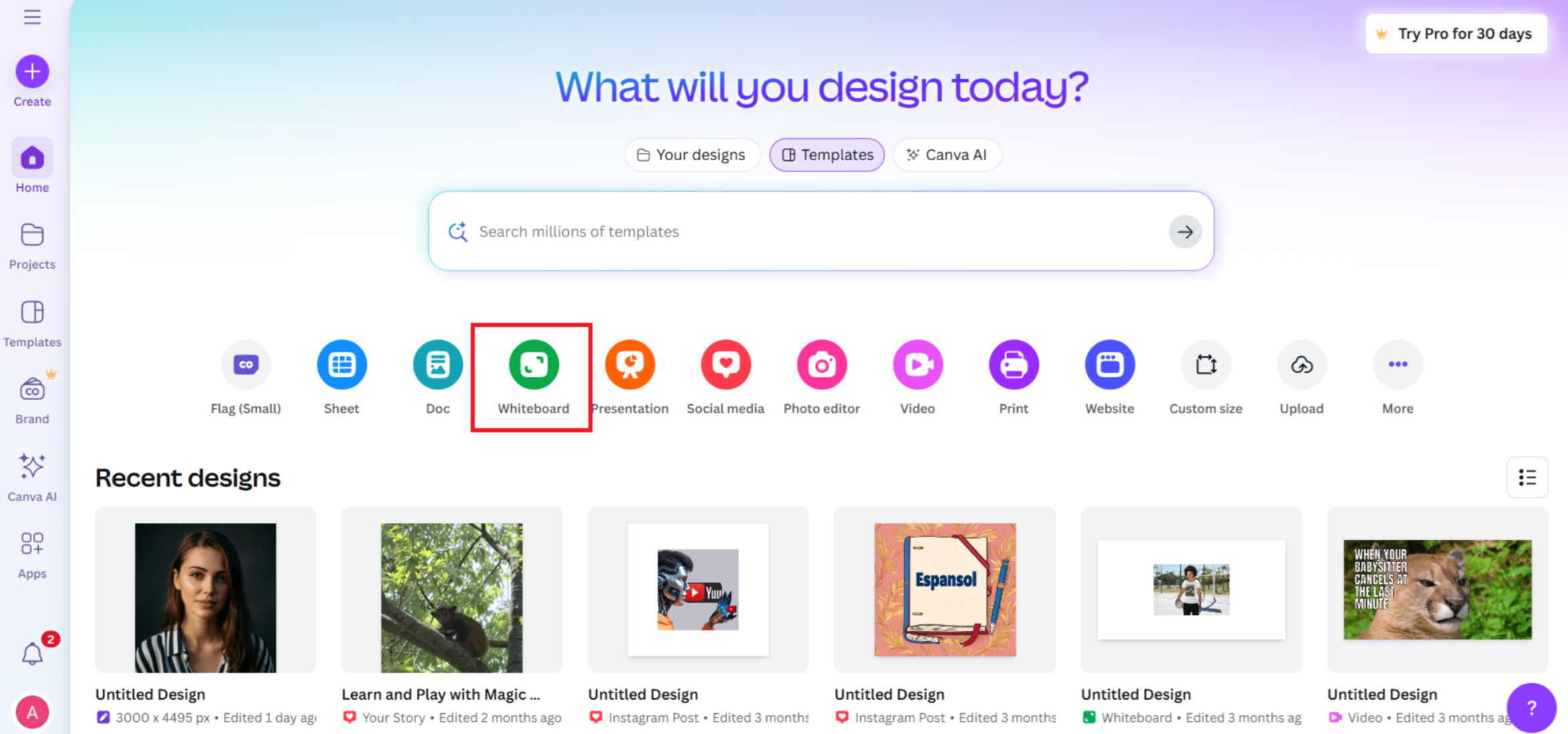 從新的畫布開始