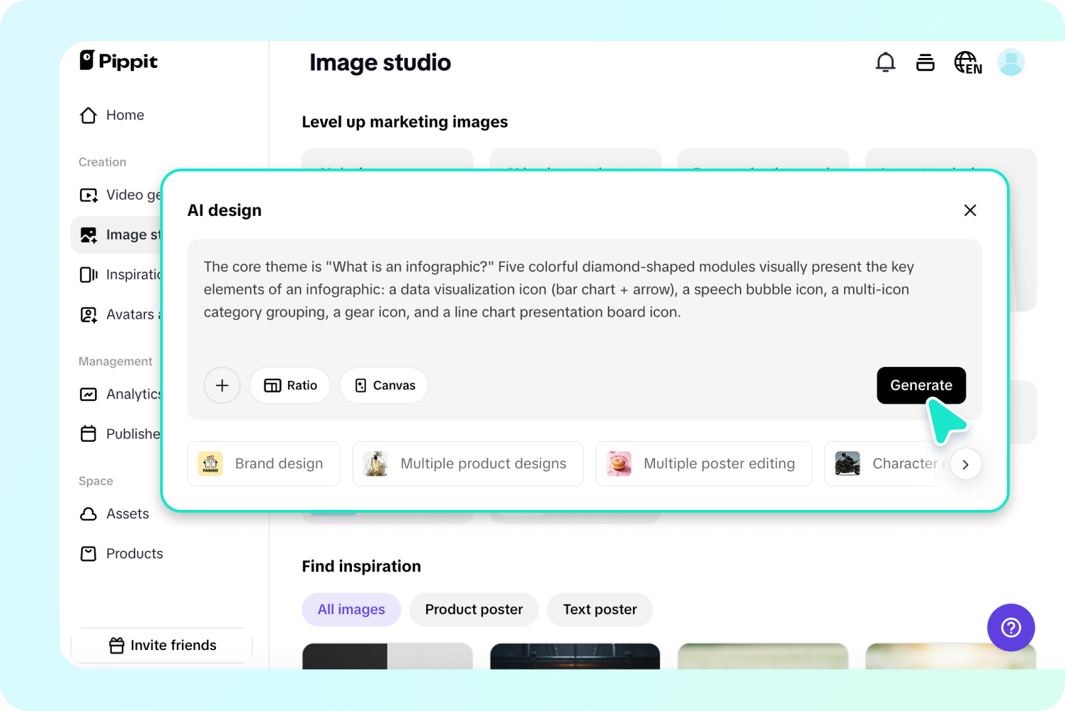 Generate your infographic design