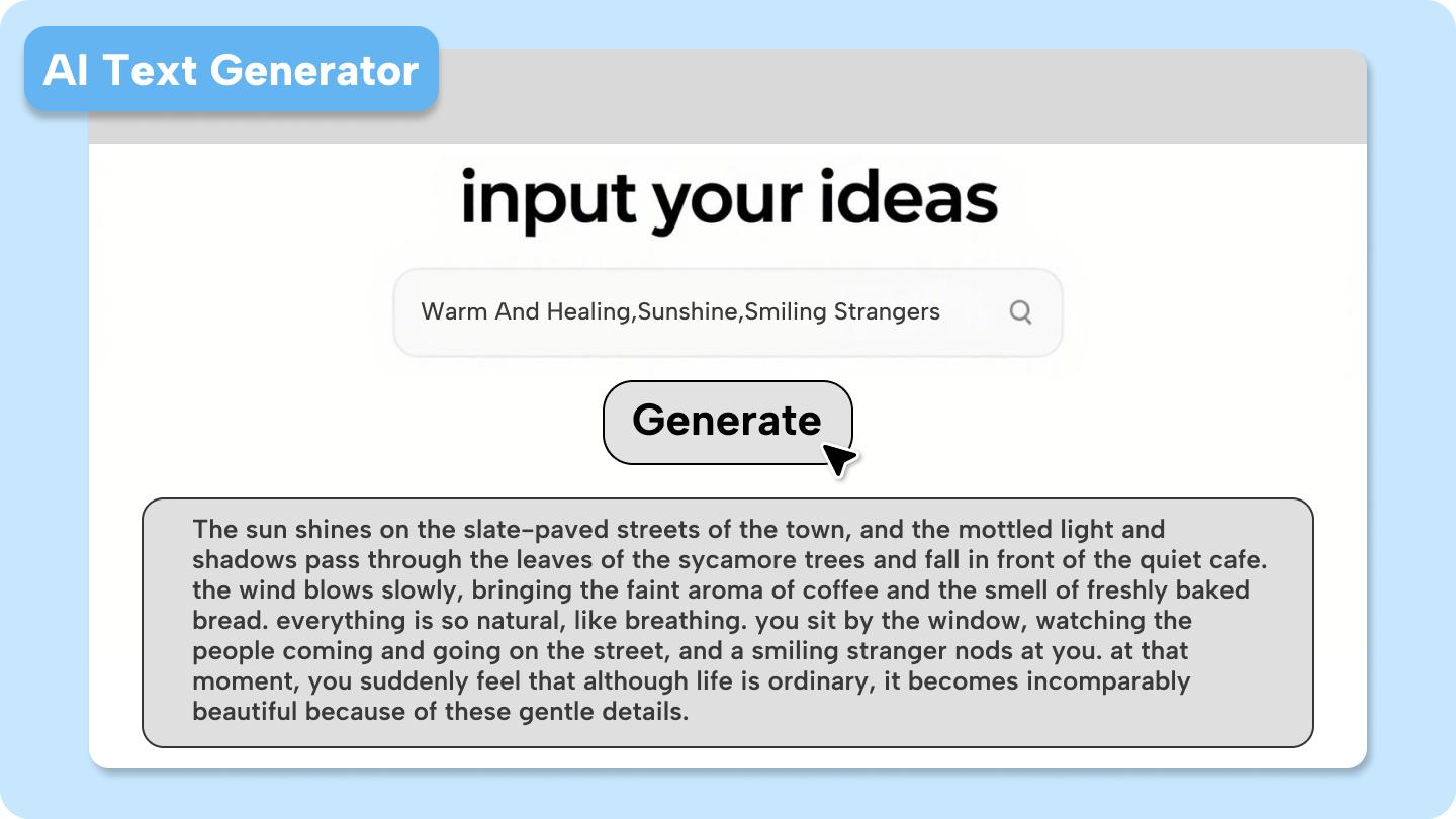 generador de texto de IA