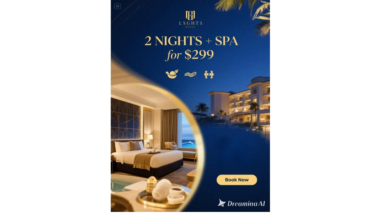 โปสเตอร์ส่งเสริมแพ็คเกจโรงแรม